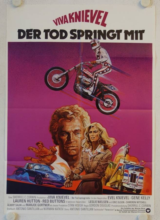 Viva Knievel! original release german movie poster